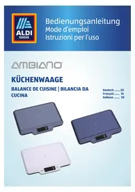 Notice Ambiano GT-KSG-17 Balances de cuisine
