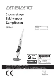 Notice Ambiano GT-STM-03 Nettoyeur à vapeur