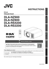 Notice JVC DLA-NZ800 Projecteur