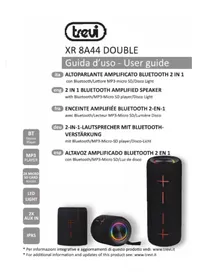 Notice Trevi XR 8A44 DOUBLE Haut-parleur
