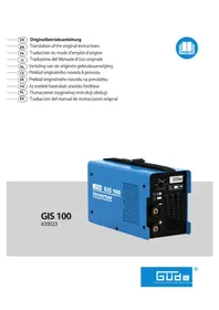 Notice Güde GIS 100 Poste à souder