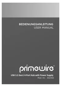 Notice Primewire 302350 USB hub