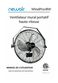 Notice NewAir WINDPRO18W Ventilateur