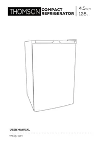 Notice THOMSON TFR441 Réfrigérateur