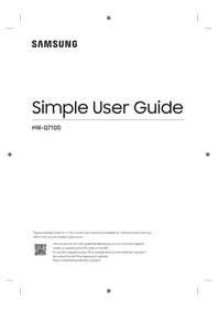 Notice SAMSUNG HW-Q710D Barre de son