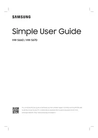 Notice SAMSUNG HW-S67D Barre de son