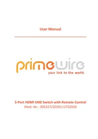 Notice Primewire 305327 Convertisseur audio/vidéo