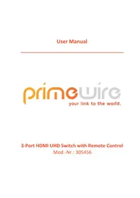 Notice Primewire 305456 Commutateur