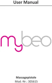 Notice Mybeo 305615 Appareil de massage