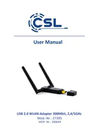 Notice CSL 300649 Antenne WiFi