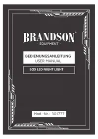 Notice Brandson 301777 Éclairage