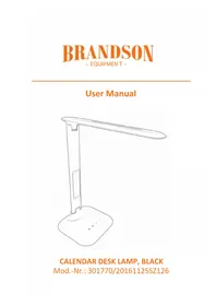 Notice Brandson 301770 Éclairage
