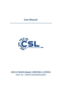 Notice CSL 304447 Carte réseau / adaptateur