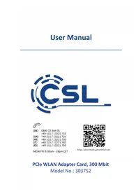 CSL 303752 - Wi-Fi Network Card