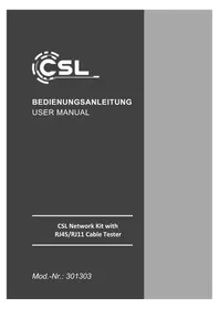 Notice CSL 301303 équipements de mesure