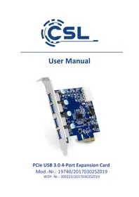 Notice CSL 300223 Carte PCI