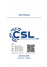 Notice CSL 305281 Moniteur