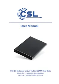 Notice CSL 300364 Boîte de stockage