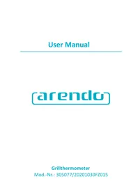 Notice Arendo 305077 Thermomètre