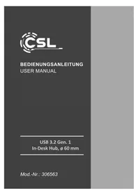 Notice CSL 306563 USB hub