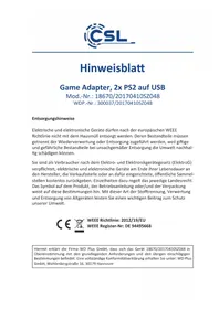 CSL 300037 - Adaptateur électronique