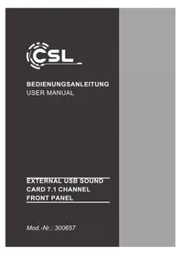 Notice CSL 300657 Système hifi