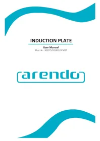 Notice Arendo 303575 Cuisinière