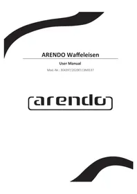 Notice Arendo 304397 Gaufrier