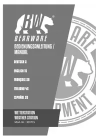 Notice Bearware 303715 Station Météo