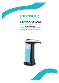 Notice Arendo 302035 Distributeur de savon