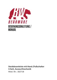 Notice Bearware 302718 Prise murale