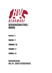 Notice Bearware 303457 Station Météo