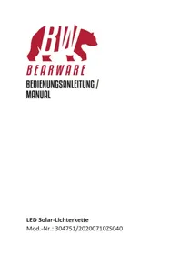 Notice Bearware 304751 Éclairage