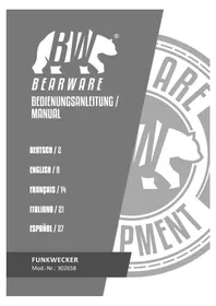 Notice Bearware 302658 Horloge