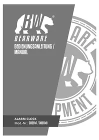 Notice Bearware 305548 Radio-réveil