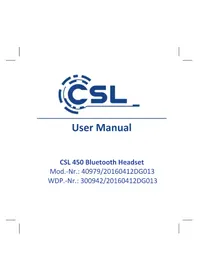 Notice CSL 300942 Casque