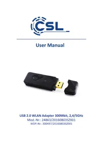 Notice CSL 300497 Carte réseau / adaptateur