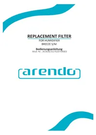 Notice Arendo 302834 Humidificateur