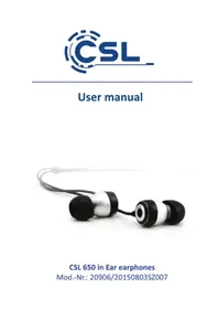 Notice CSL 300128 Système hifi