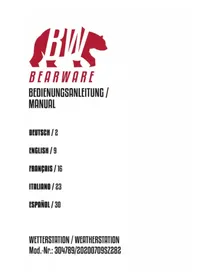 Notice Bearware 304789 Thermomètre