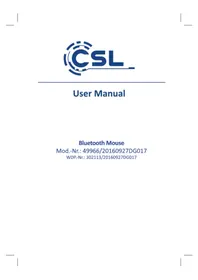 Notice CSL 302113 Souris