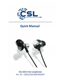 Notice CSL 300258 Système hifi