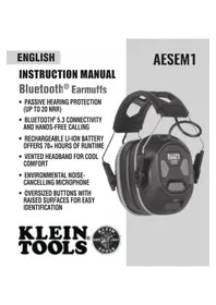 Notice Klein Tools AESEM1 Ecouteur