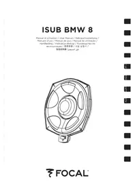 Notice FOCAL ISUB BMW 8 Haut-parleur voiture