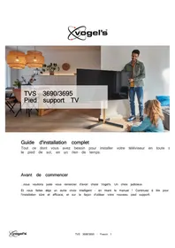 Notice Vogel's TVS 3695 Meuble TV