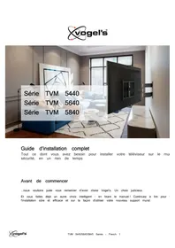 Notice Vogel's TVM 5445 Support écran plat