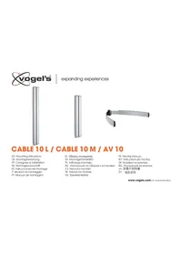 Notice Vogel's CABLE 10 L Câble pour ordinateur et périphérique