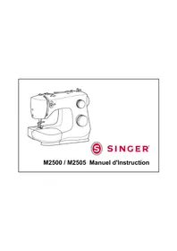 Notice SINGER M2500 Machine à coudre
