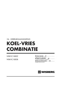 Notice Wisberg WBKVC188DB Congélateur