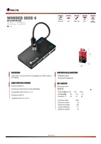 Notice NGS WONDER IHUB 4 USB hub